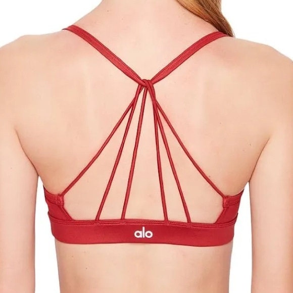 ALO Yoga Other - alo yoga sunny strappy bra in red (not padded)